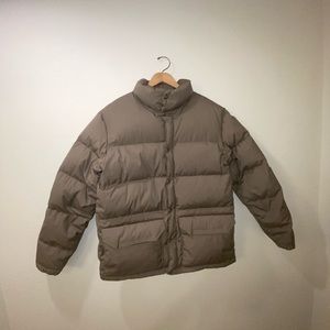 Tan/Gray Vintage The North Face Puffer Down/Duvet Fill